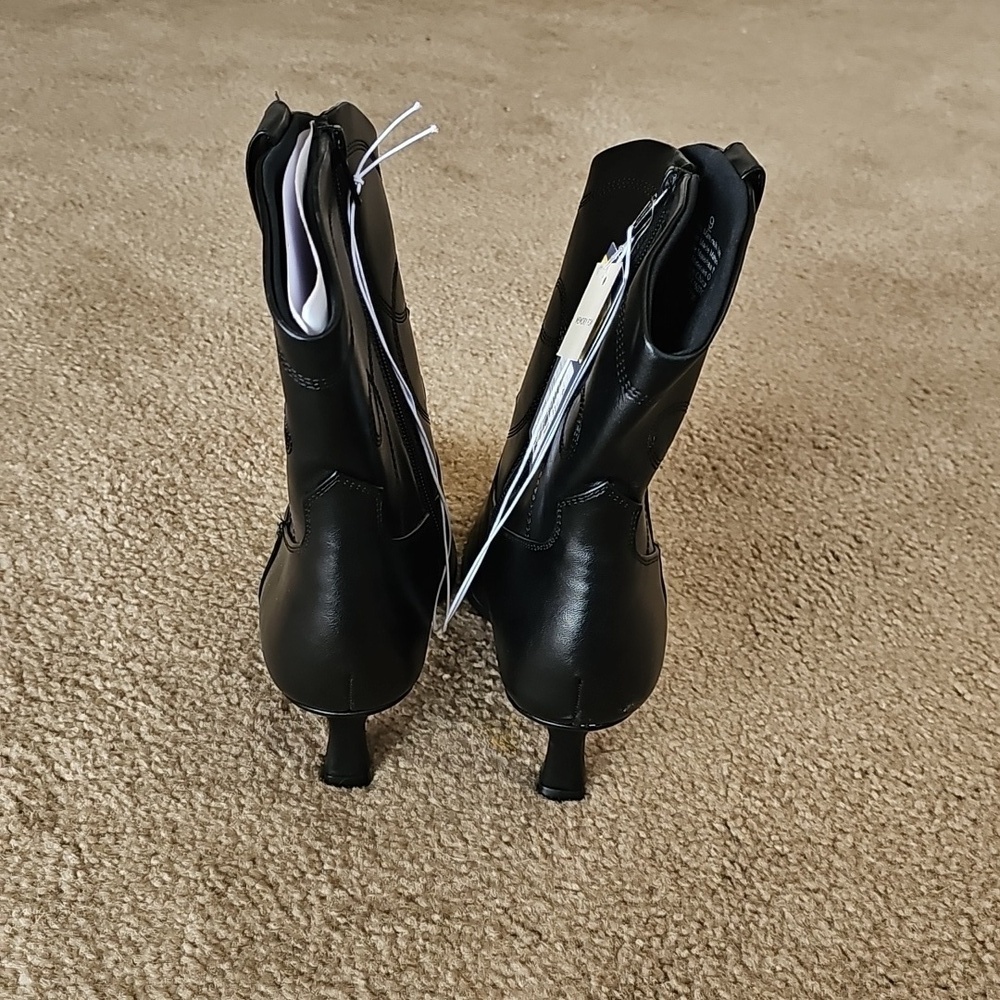 Universal Thread Jenson Black Western Boots Size 7 - Picture 5 of 6